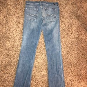 7 for all Mankind straight leg jeans